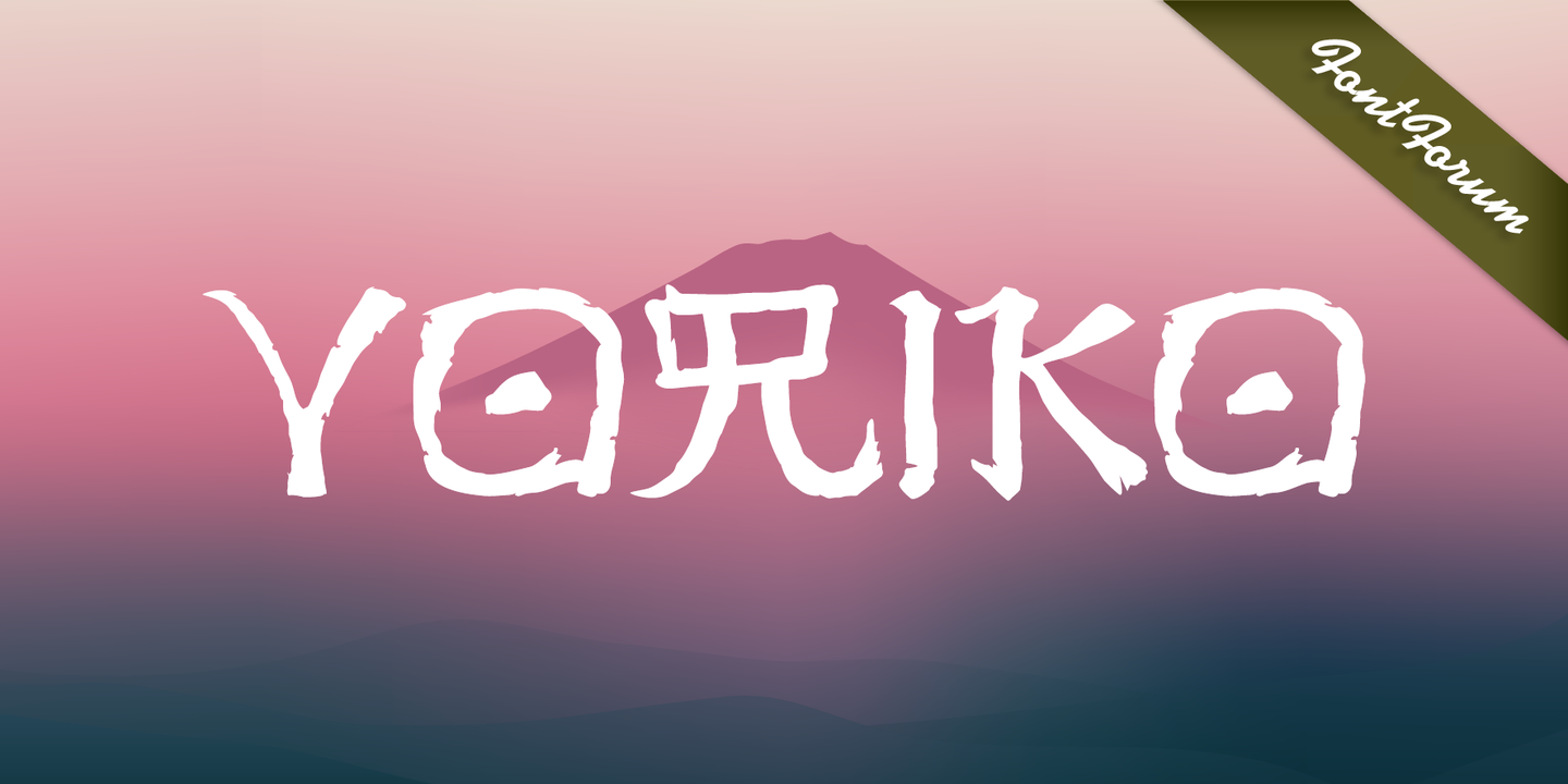Yoriko Font preview